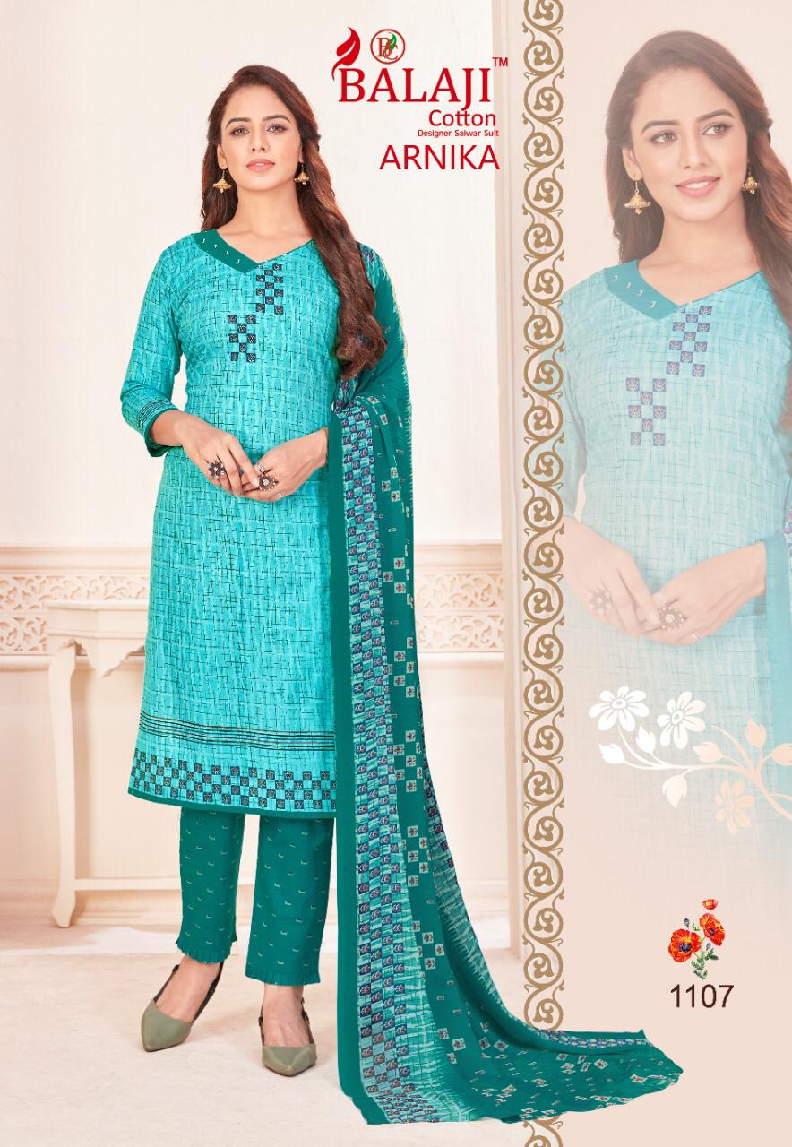 Balaji Cotton Arnika Vol 11 Pure Cotton Fancy Print Patiyala Style Dress Material Salwar Suits Wholesale Dealer Surat