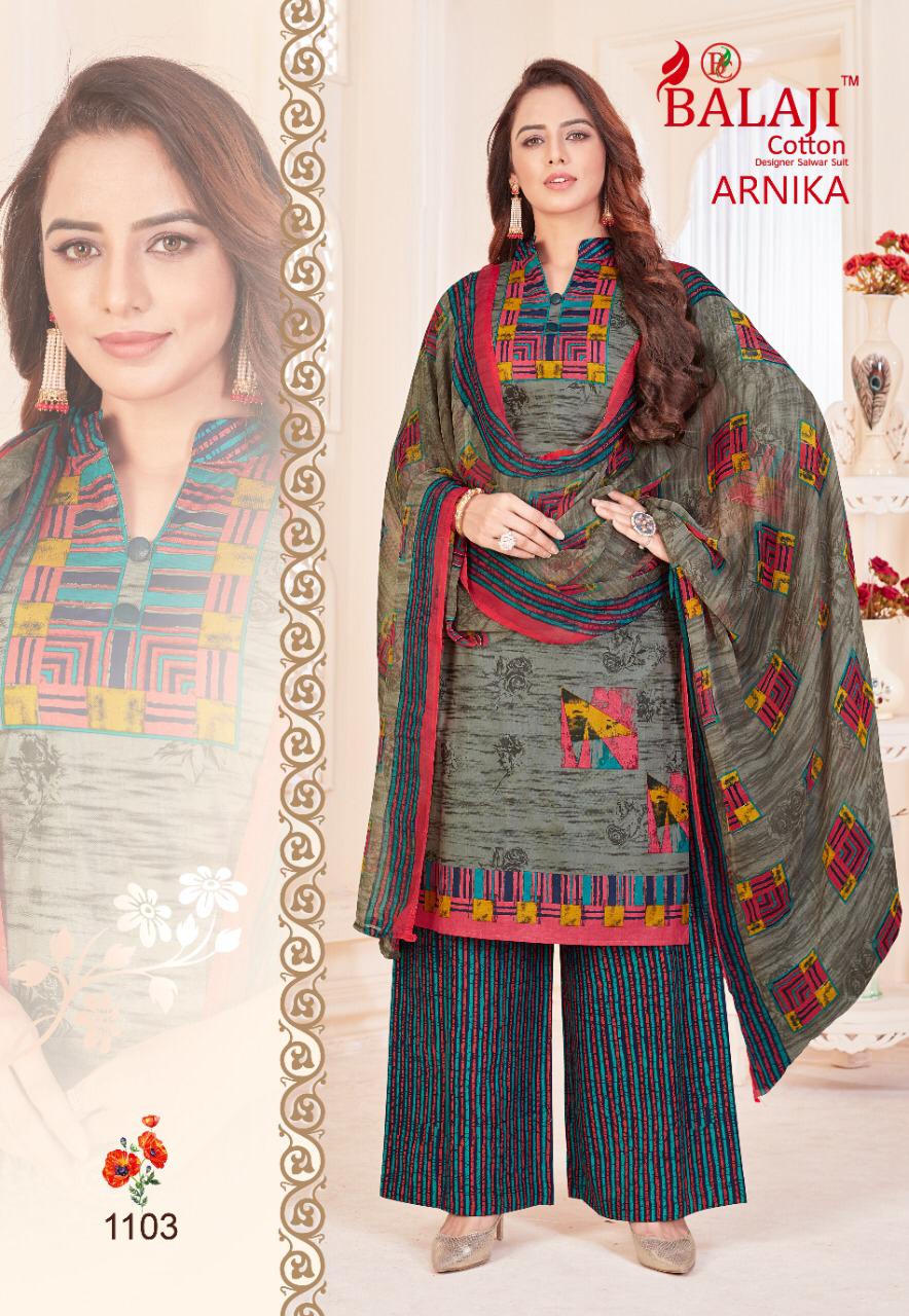 Balaji Cotton Arnika Vol 11 Pure Cotton Fancy Print Patiyala Style Dress Material Salwar Suits Wholesale Dealer Surat