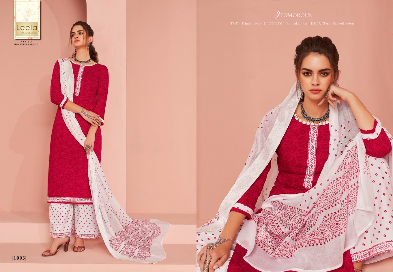 Leela Kusum Cambric Cotton Hand Print Fancy Trending Wear Dress Material Salwar Suits Wholesale Dealer Surat