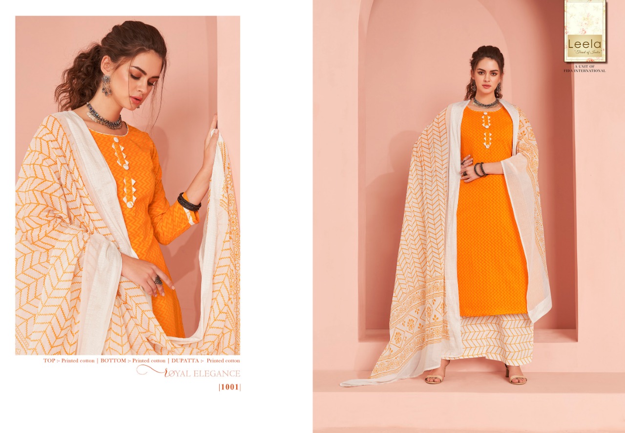 Leela Kusum Cambric Cotton Hand Print Fancy Trending Wear Dress Material Salwar Suits Wholesale Dealer Surat