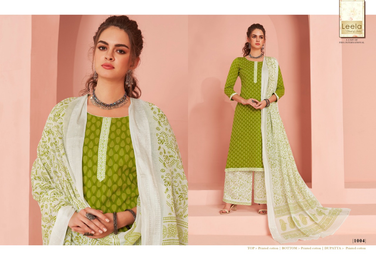 Leela Kusum Cambric Cotton Hand Print Fancy Trending Wear Dress Material Salwar Suits Wholesale Dealer Surat