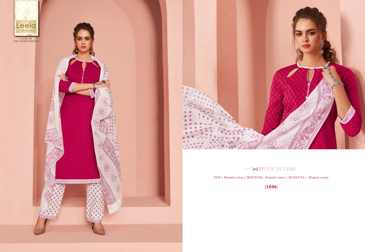 Leela Kusum Cambric Cotton Hand Print Fancy Trending Wear Dress Material Salwar Suits Wholesale Dealer Surat