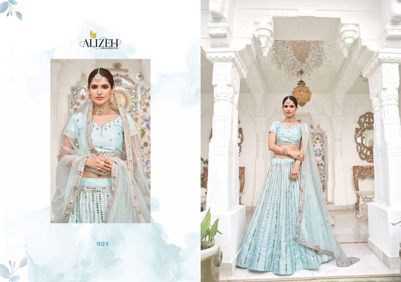 Alizeh Mirror Maze Colour Edition Silk Lehenga Online Wholesaler Surat