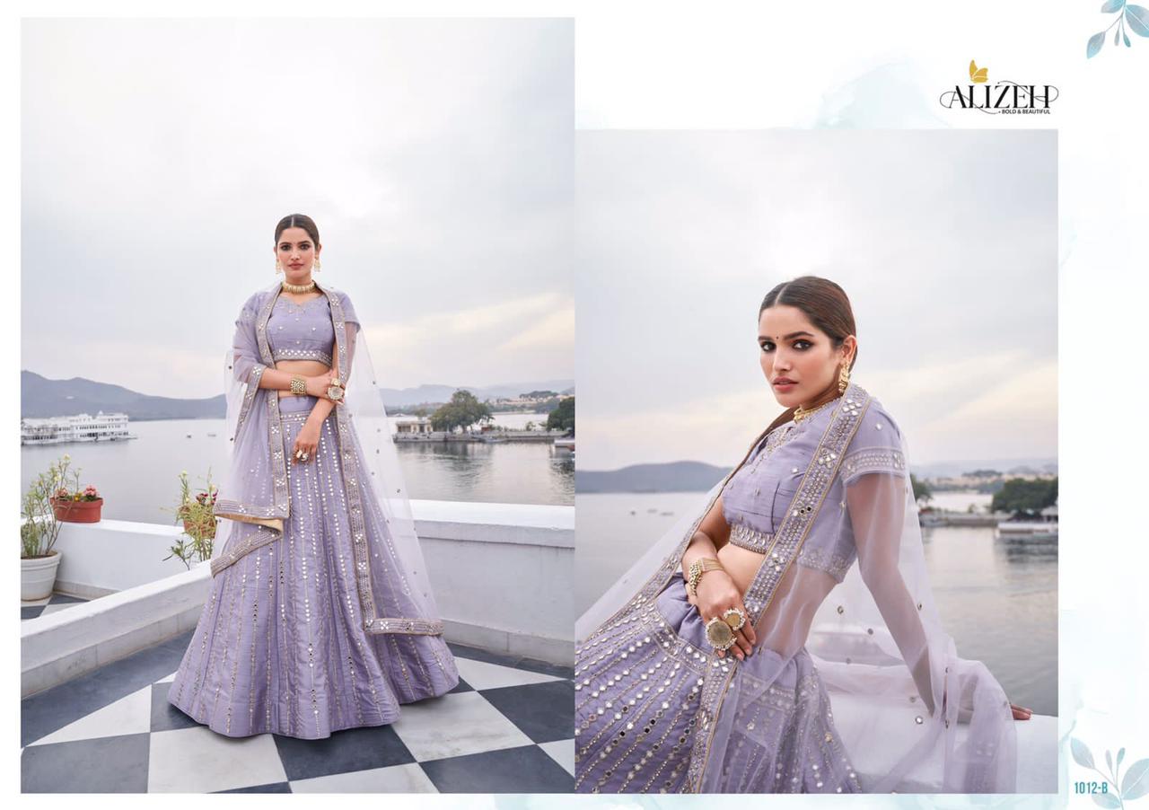 Alizeh Mirror Maze Colour Edition Silk Lehenga Online Wholesaler Surat