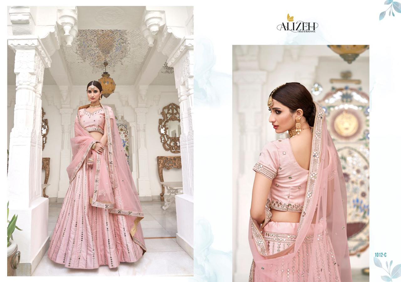 Alizeh Mirror Maze Colour Edition Silk Lehenga Online Wholesaler Surat
