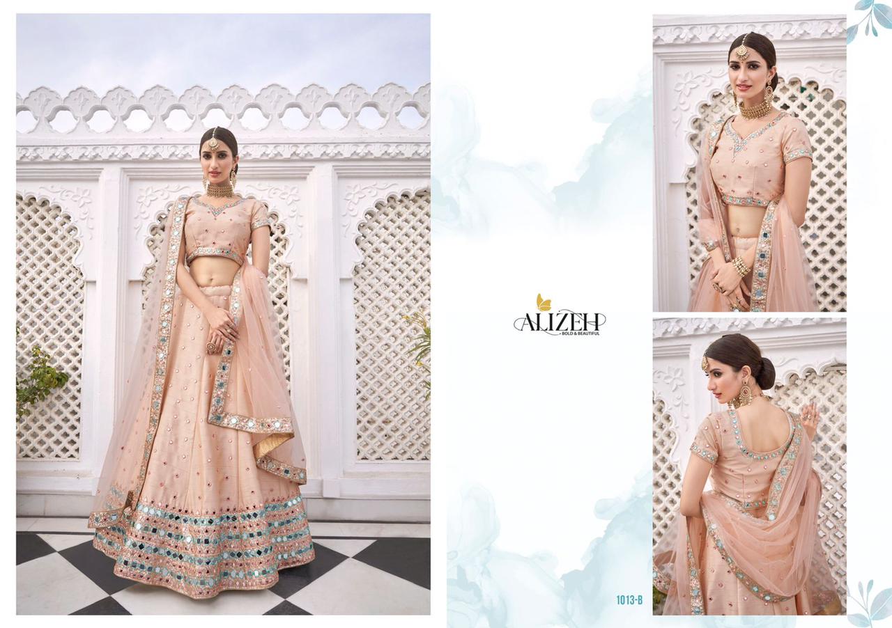Alizeh Mirror Maze Colour Edition Silk Lehenga Online Wholesaler Surat