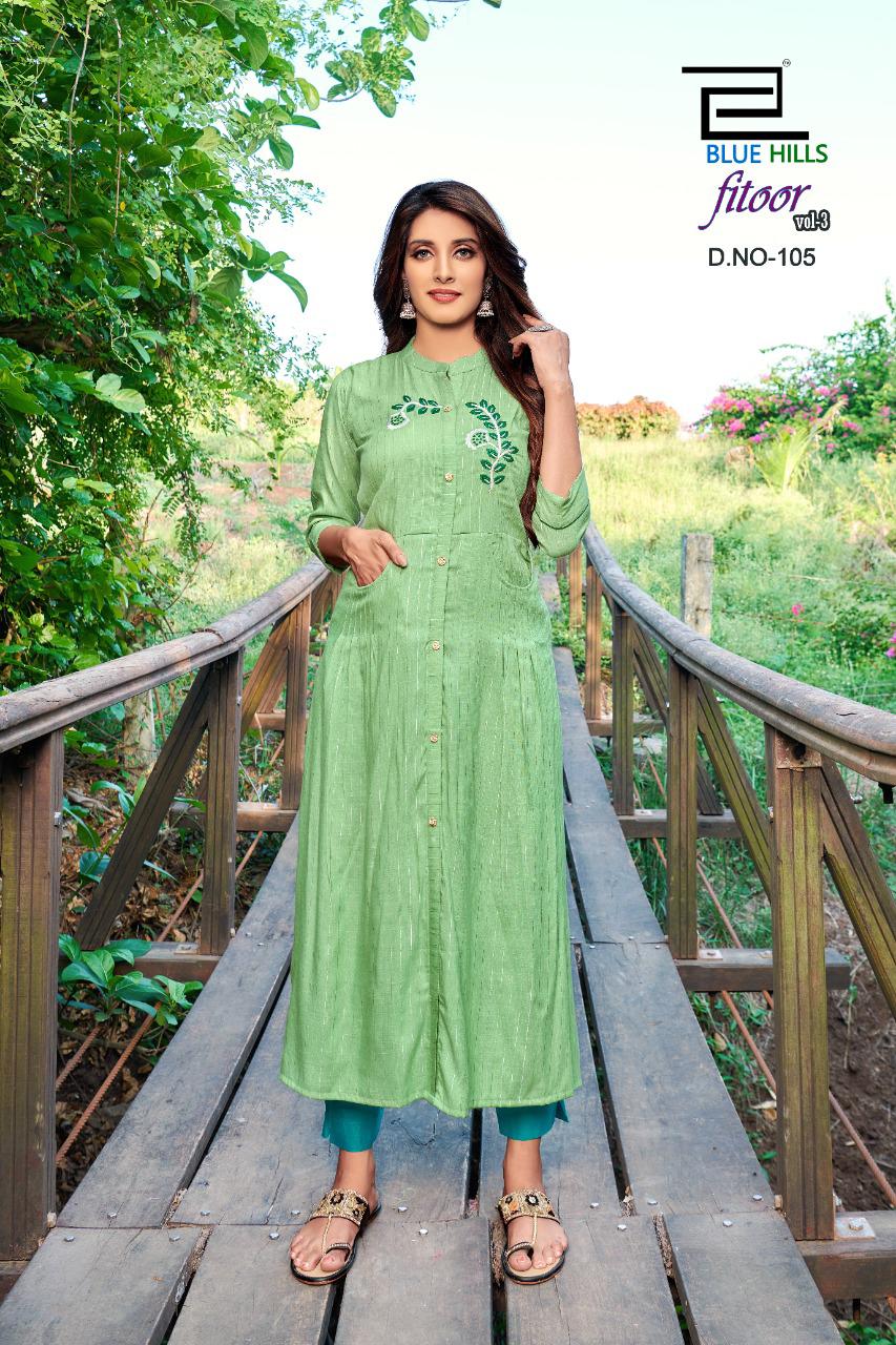 Pink Mirror Serenity Viscose Silk Kurti With Pant And Dupatta Wholesaler Surat