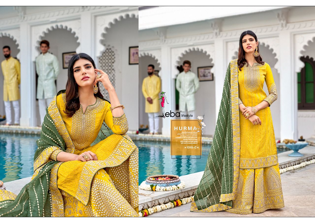 Eba Lifestyle Hurma 35 Colour Edition Georgette Suit Best Online Wholesaler Surat