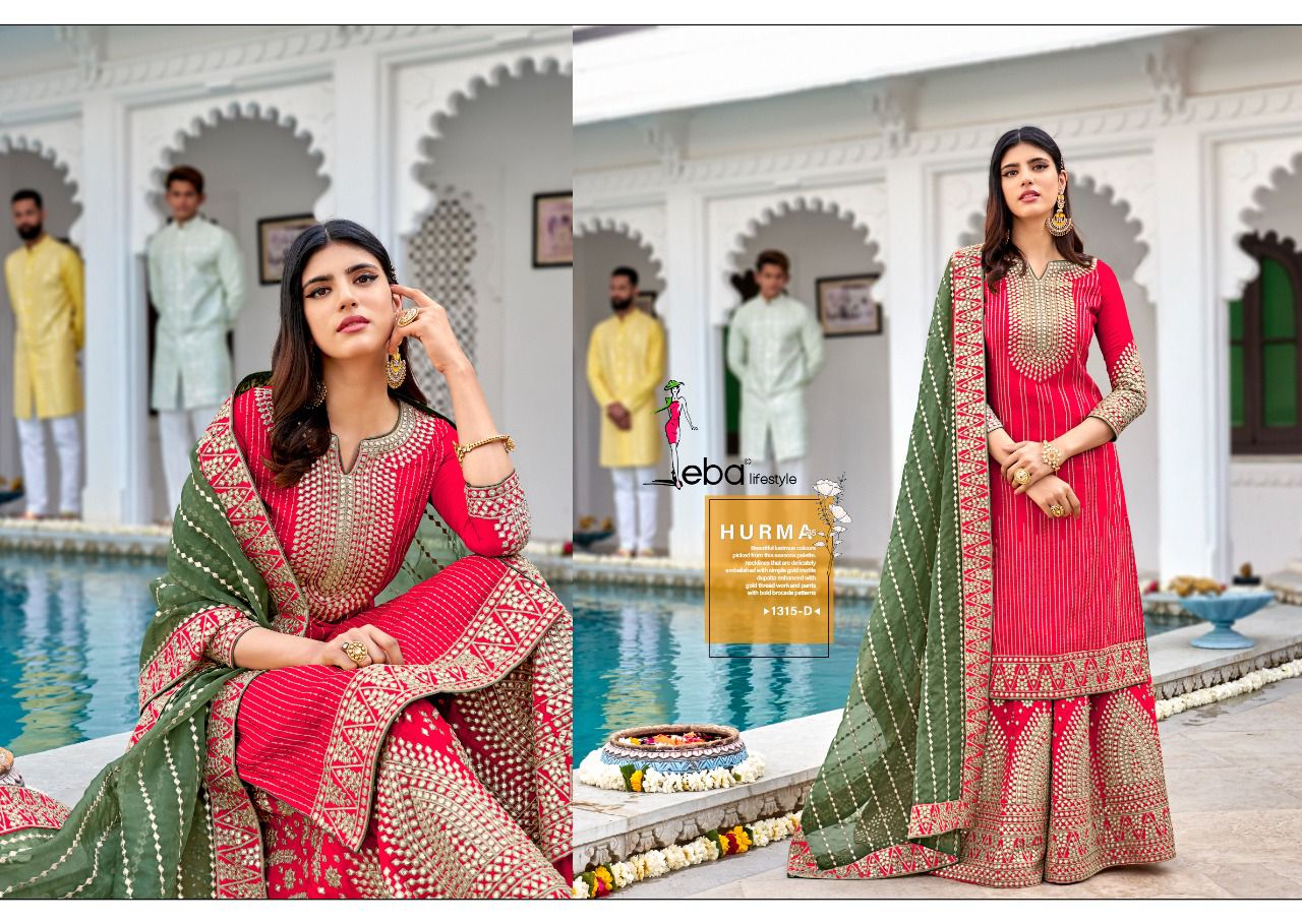Eba Lifestyle Hurma 35 Colour Edition Georgette Suit Best Online Wholesaler Surat