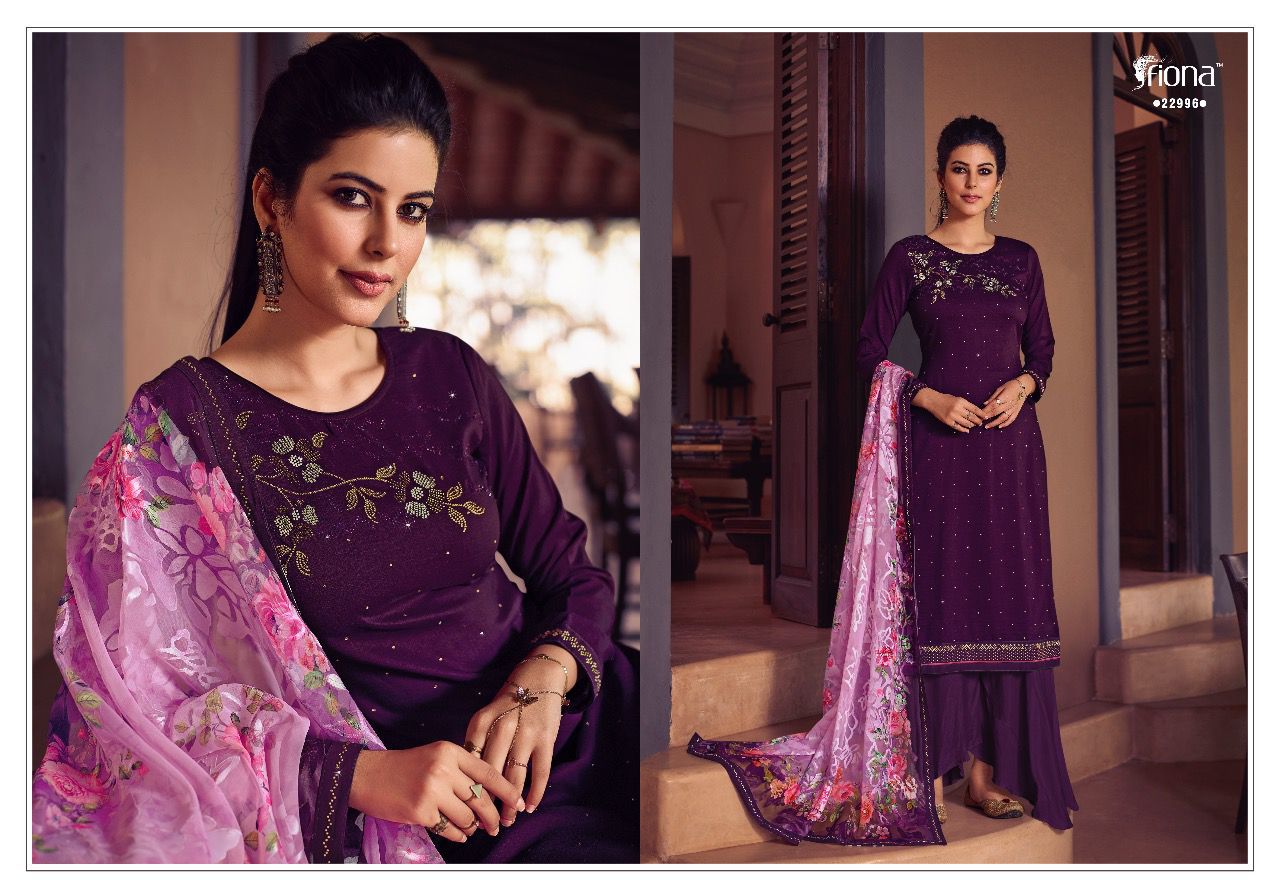 Fiona Harmony Soft Silk Salwar Suit Online Wholesaler Surat