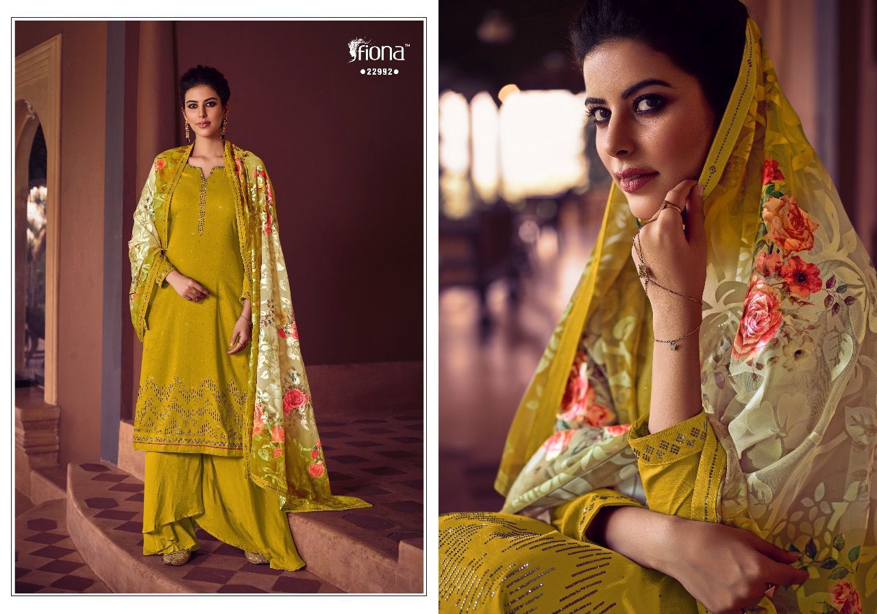 Fiona Harmony Soft Silk Salwar Suit Online Wholesaler Surat