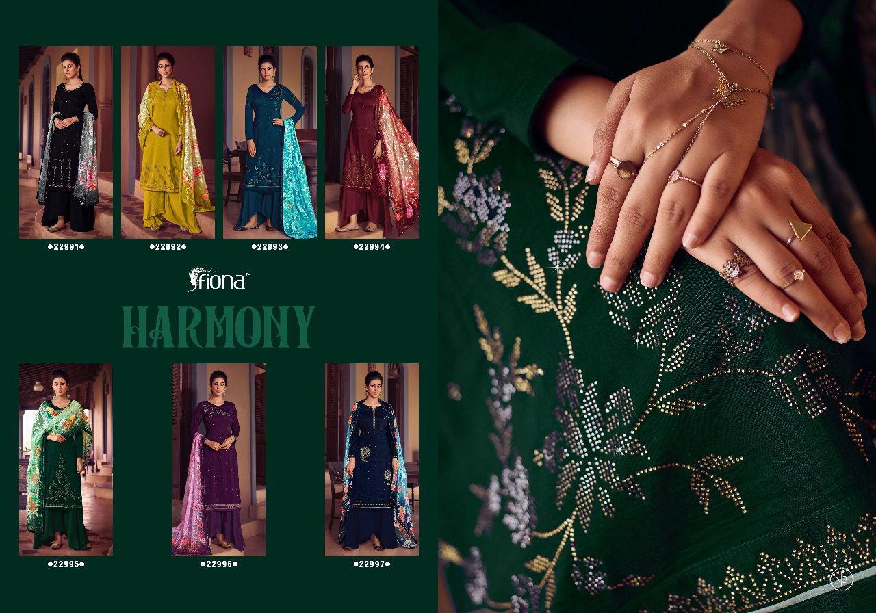 Fiona Harmony Soft Silk Salwar Suit Online Wholesaler Surat
