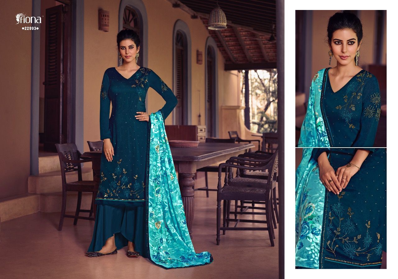 Fiona Harmony Soft Silk Salwar Suit Online Wholesaler Surat