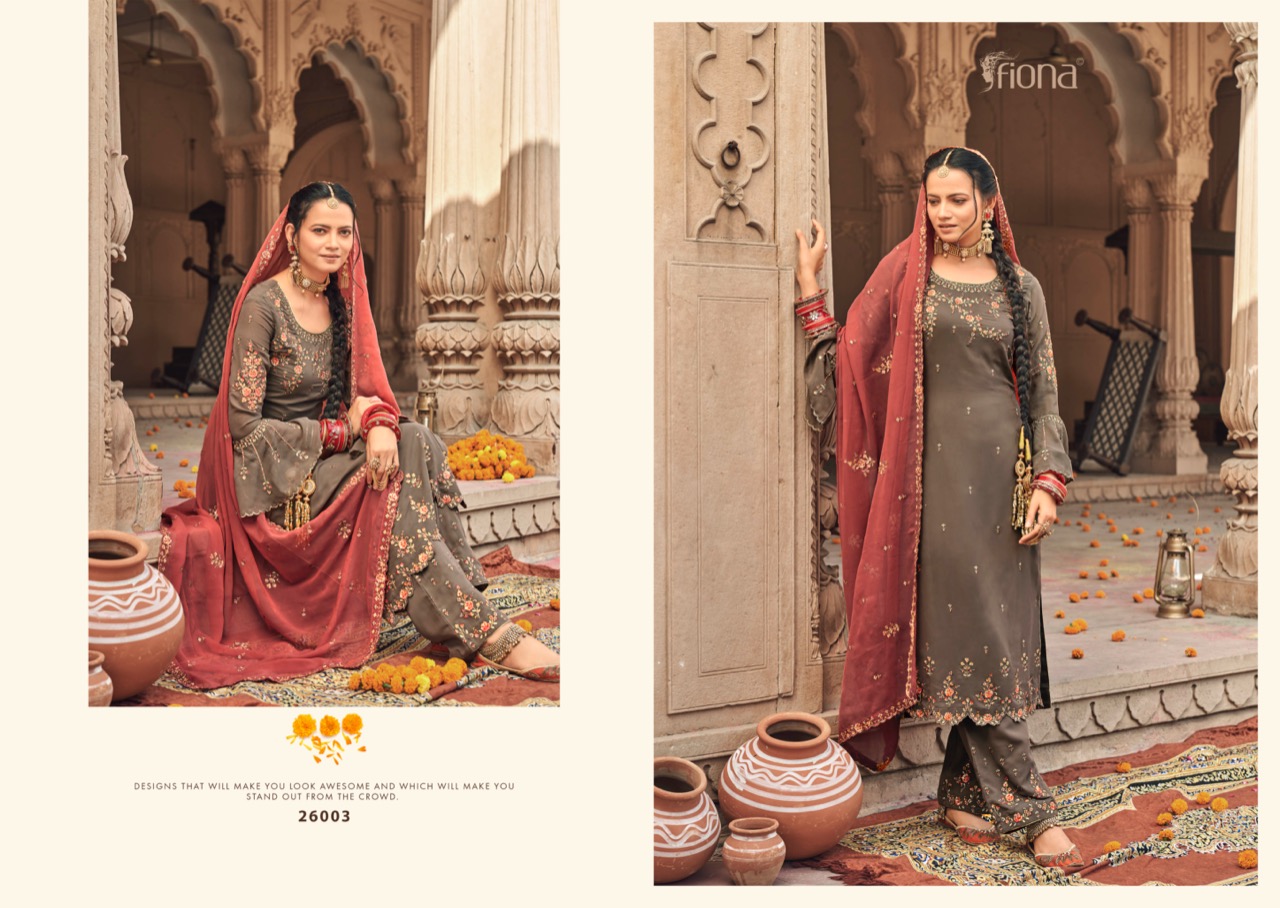 Fiona Kudi Silk Georgette Salwar Suits Online Wholesaler Surat