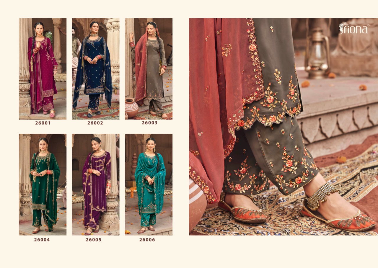 Fiona Kudi Silk Georgette Salwar Suits Online Wholesaler Surat