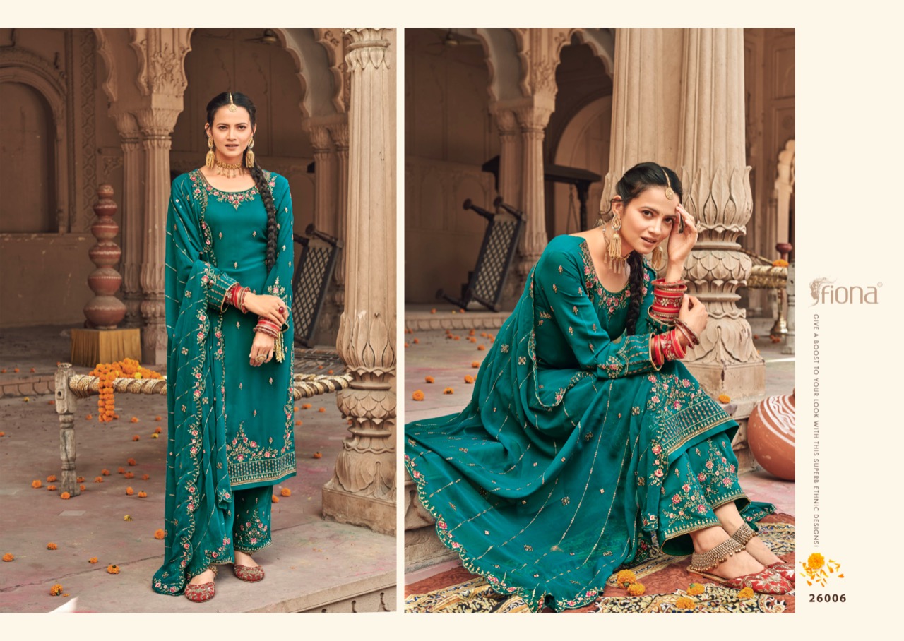 Fiona Kudi Silk Georgette Salwar Suits Online Wholesaler Surat