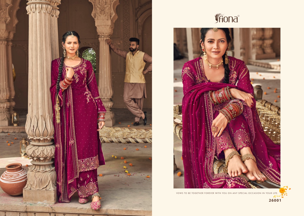 Fiona Kudi Silk Georgette Salwar Suits Online Wholesaler Surat
