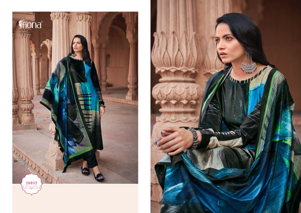 Fiona Makhmali Velvet Suit Best Online Wholesaler Surat