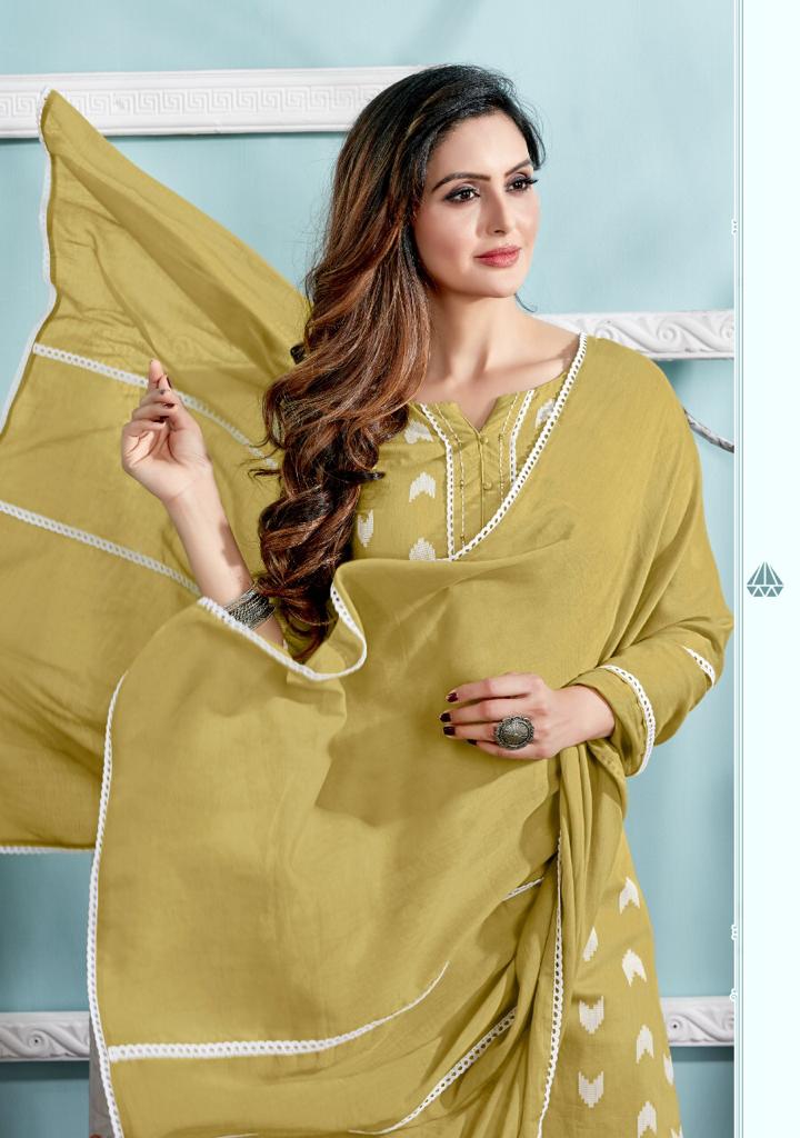 Pink Mirror Essence Cotton Readymade Kurtis Online Wholesaler Surat