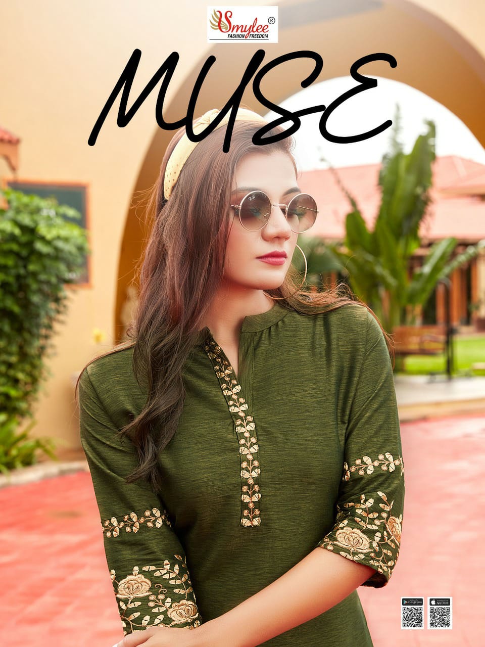 Smylee Fashion Muse Readymade Rayon Short Kurti Online Wholesaler Surat