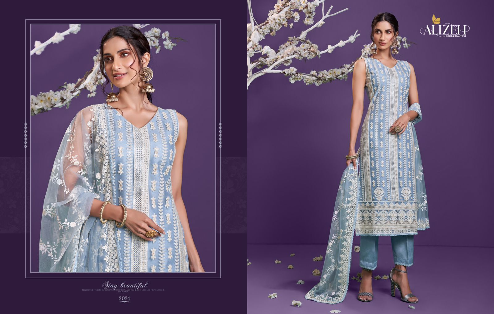 Alizeh Lucknowi Vol 1 Pure Cotton Salwar Suits Best Rate Wholesaler Surat