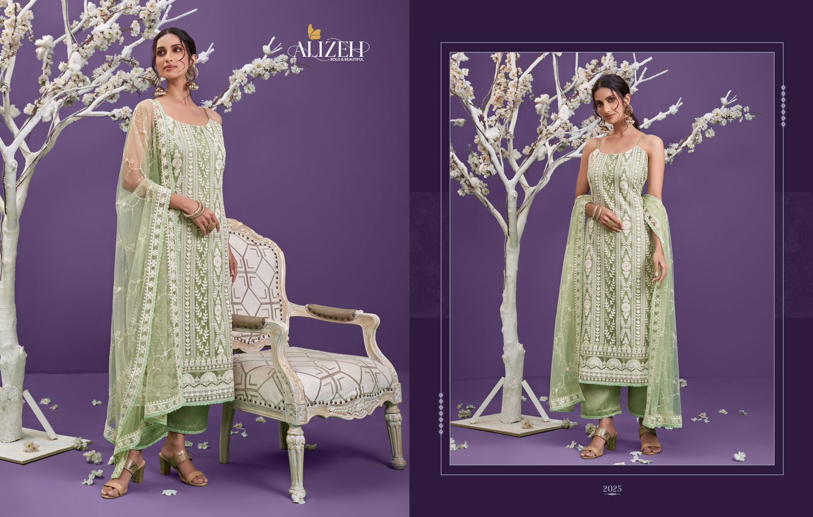 Alizeh Lucknowi Vol 1 Pure Cotton Salwar Suits Best Rate Wholesaler Surat