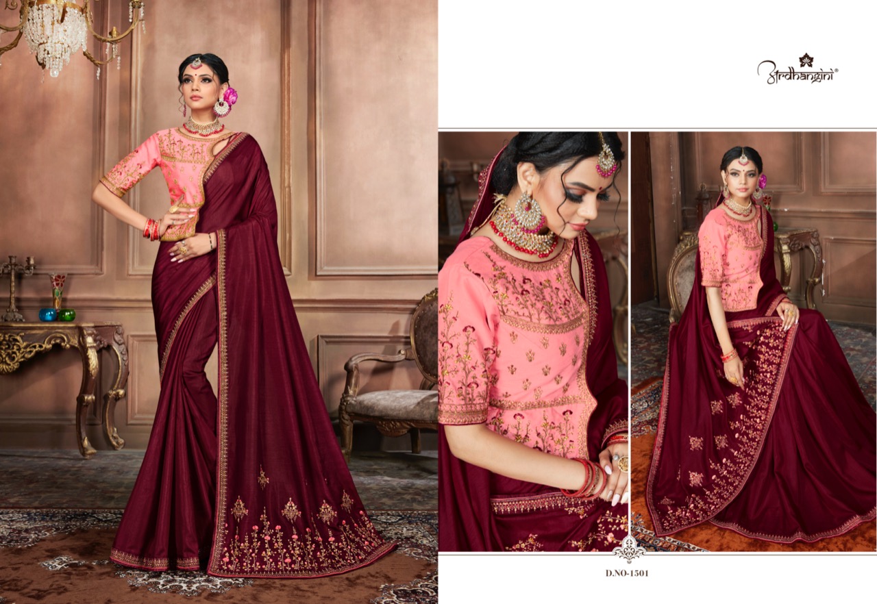 Ardhangini Elegance Silk Saree Best Rate Wholesaler Surat