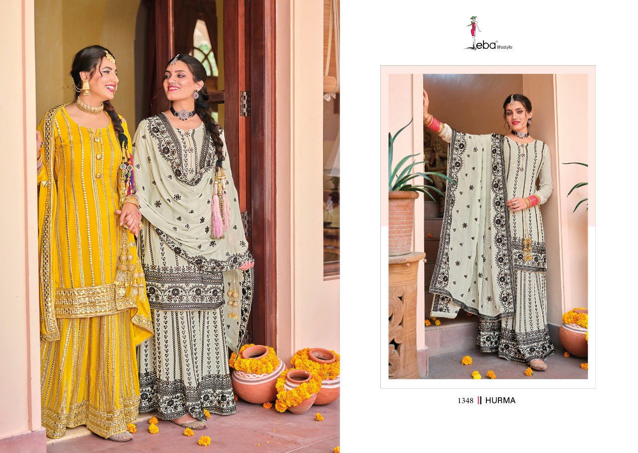 Eba Lifestyle Hurma Vol 36 Chinon Suit Best Online Wholesaler Surat