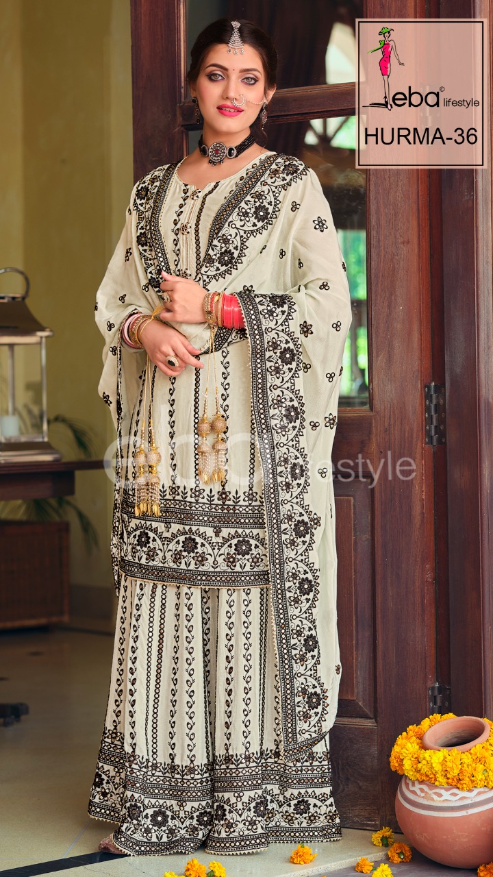Eba Lifestyle Hurma Vol 36 Chinon Suit Best Online Wholesaler Surat