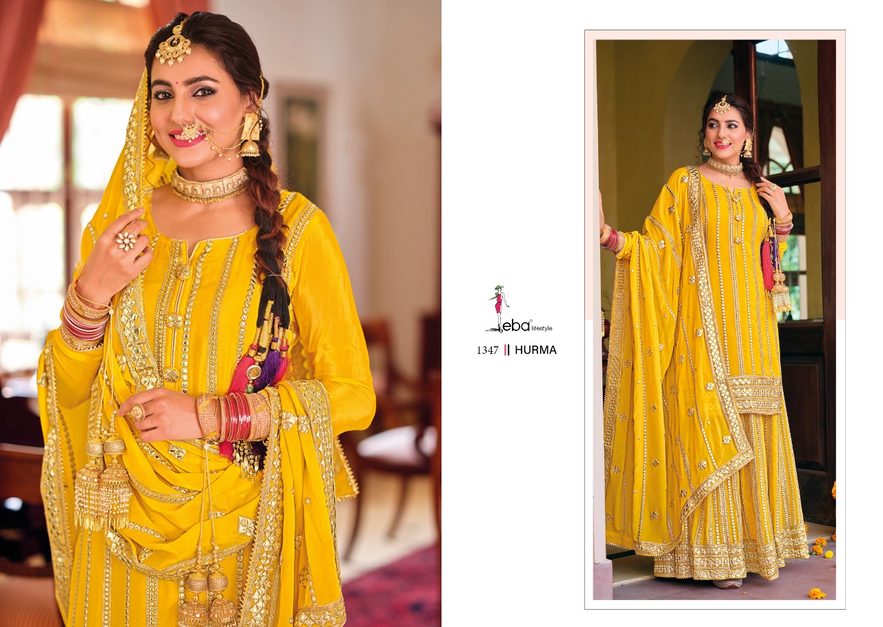 Eba Lifestyle Hurma Vol 36 Chinon Suit Best Online Wholesaler Surat