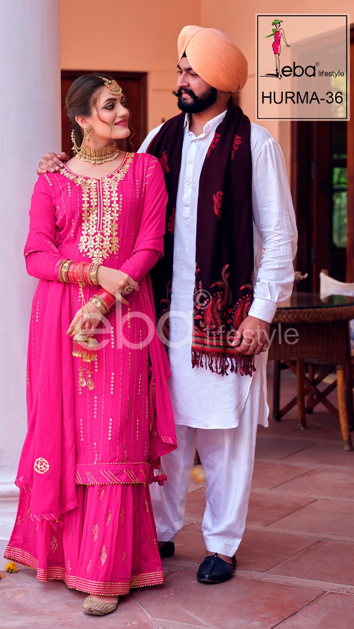 Eba Lifestyle Hurma Vol 36 Chinon Suit Best Online Wholesaler Surat