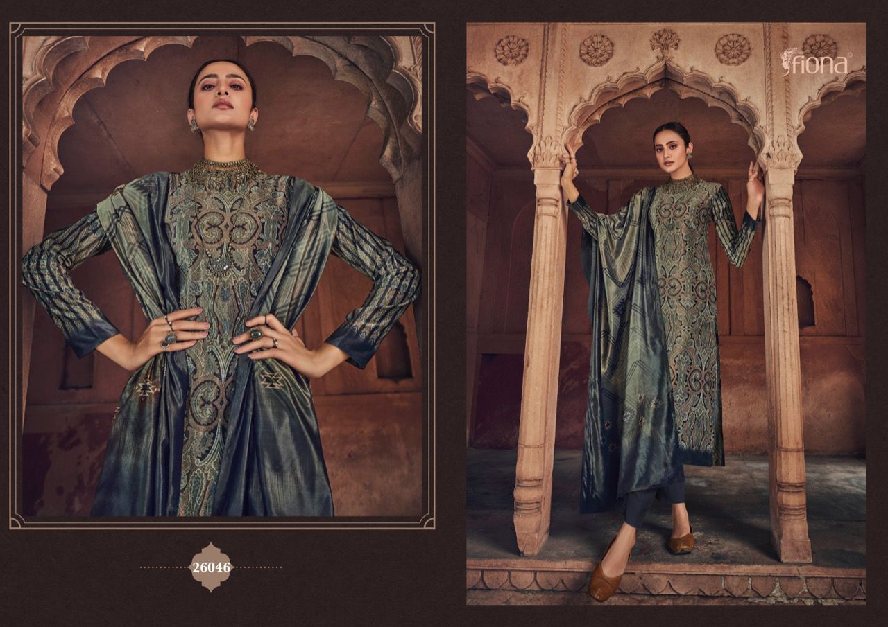 Fiona Makhmali Vol 2 Velvet Print Salwar Suits Best Rate Wholesaler Surat