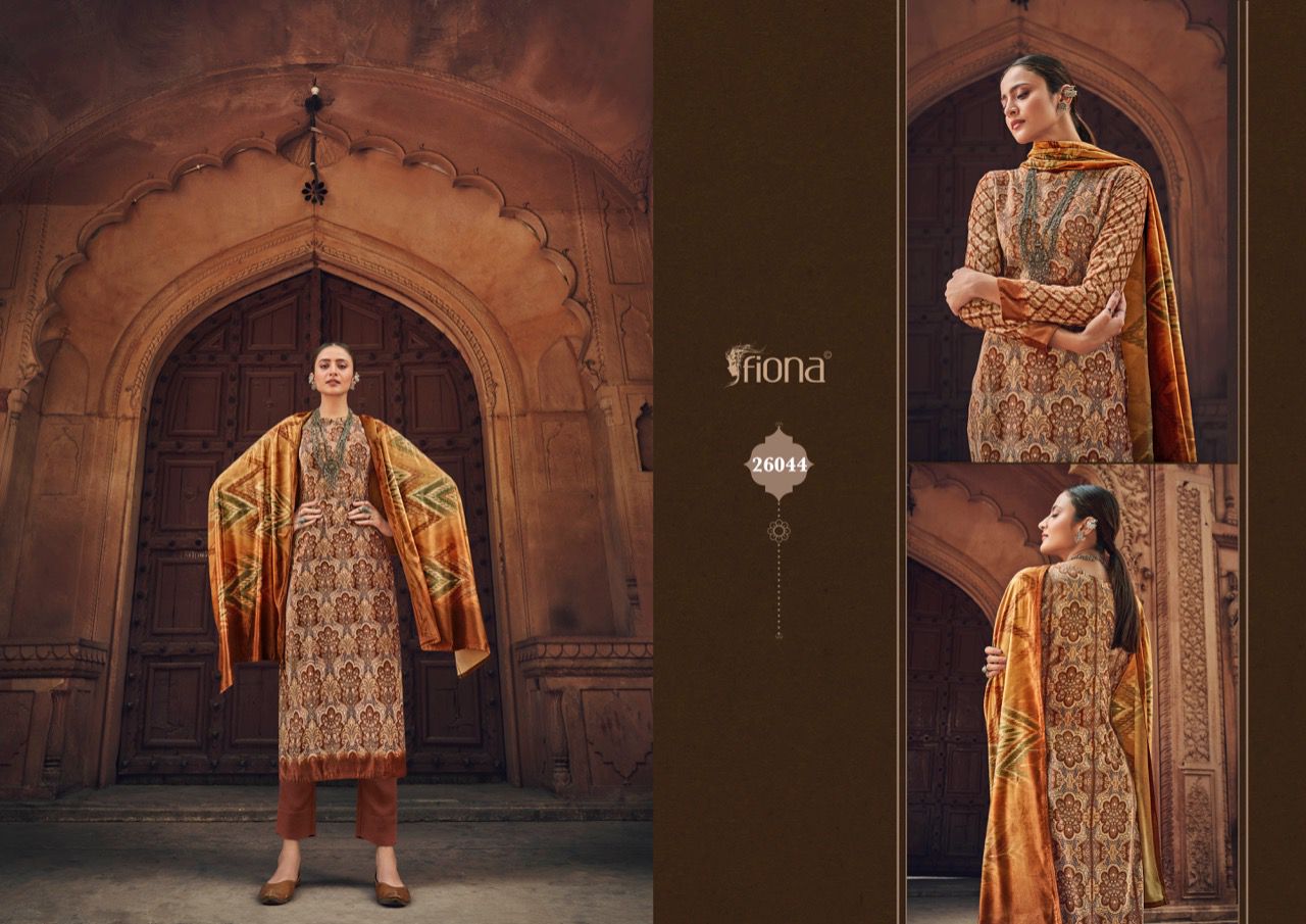 Fiona Makhmali Vol 2 Velvet Print Salwar Suits Best Rate Wholesaler Surat
