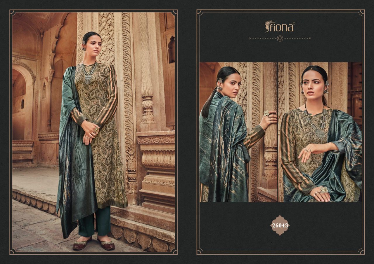 Fiona Makhmali Vol 2 Velvet Print Salwar Suits Best Rate Wholesaler Surat