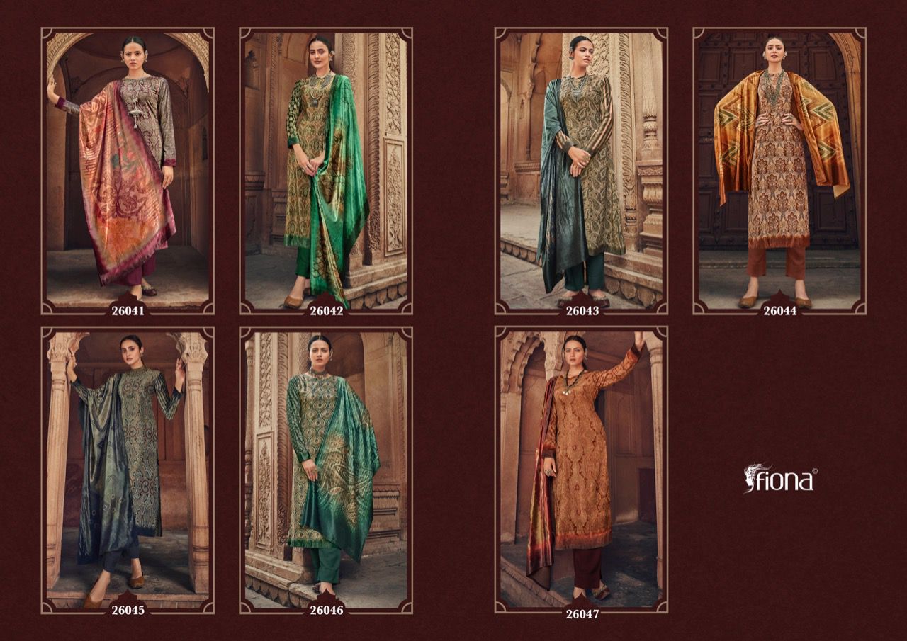 Fiona Makhmali Vol 2 Velvet Print Salwar Suits Best Rate Wholesaler Surat