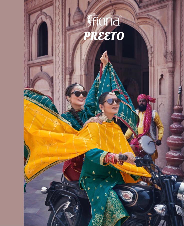 Fiona Preeto Silk Suit Best Rate Wholesaler Surat