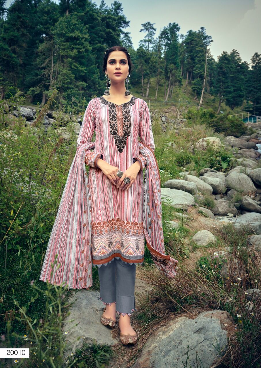 Ishaal Prints Gulmohar Vol 20 Cotton Suit Best Rate Wholesaler Surat