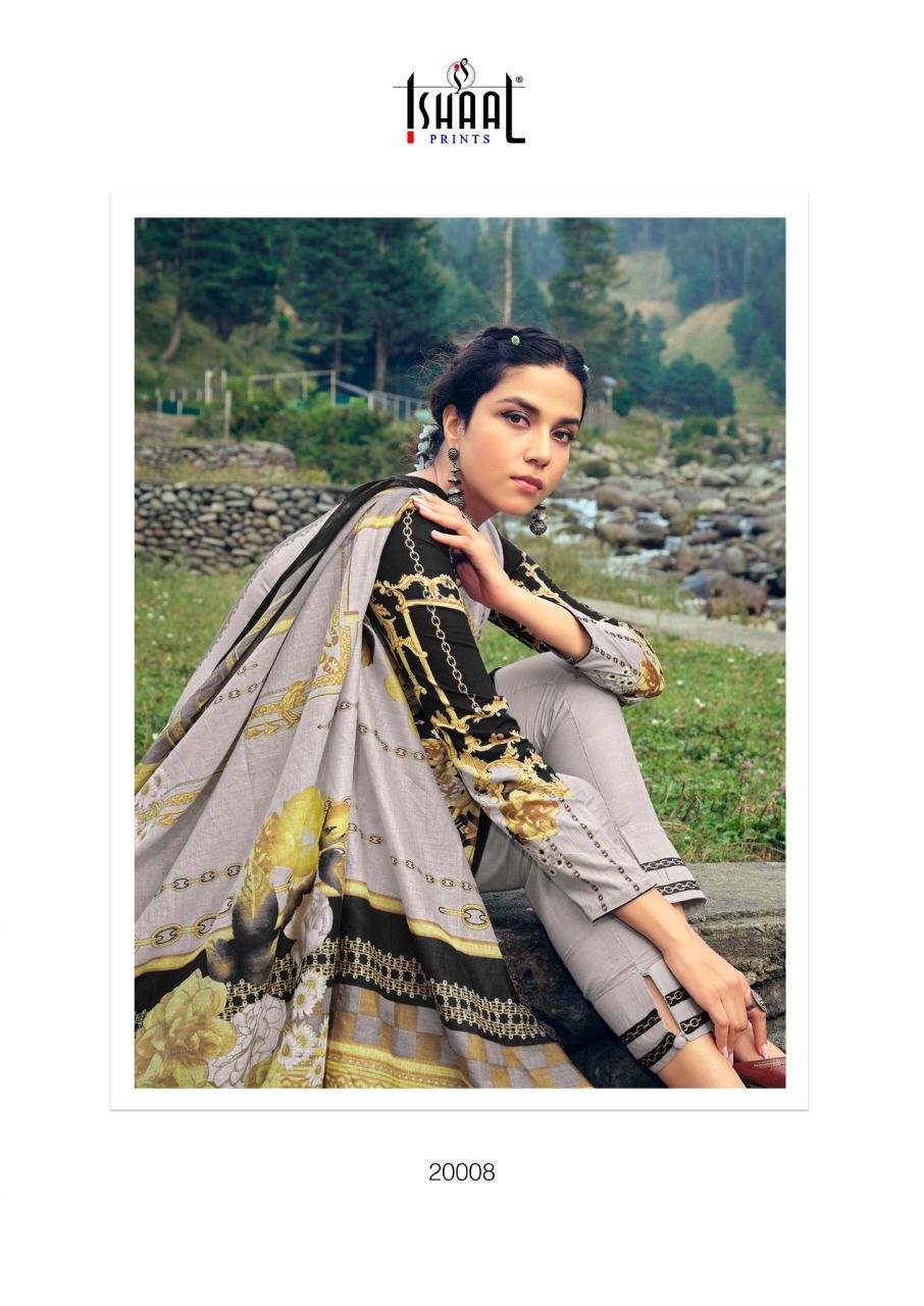 Ishaal Prints Gulmohar Vol 20 Cotton Suit Best Rate Wholesaler Surat