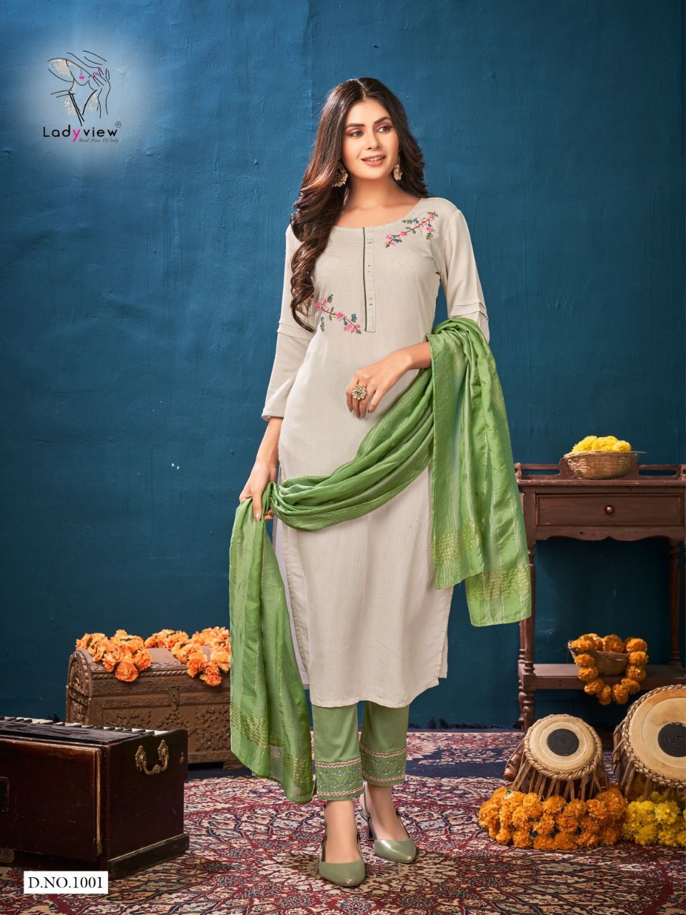 Ladyview Sarangi Readymade Viscose Kurtis Best Rate Wholesaler Surat