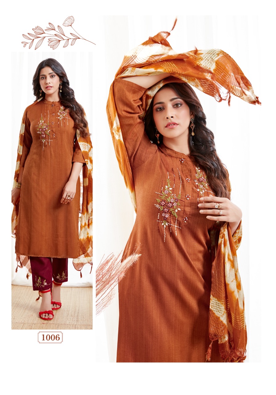 Pink Mirror Spark Fancy Viscose Kurtis Combo Set Best Online Wholesaler Surat