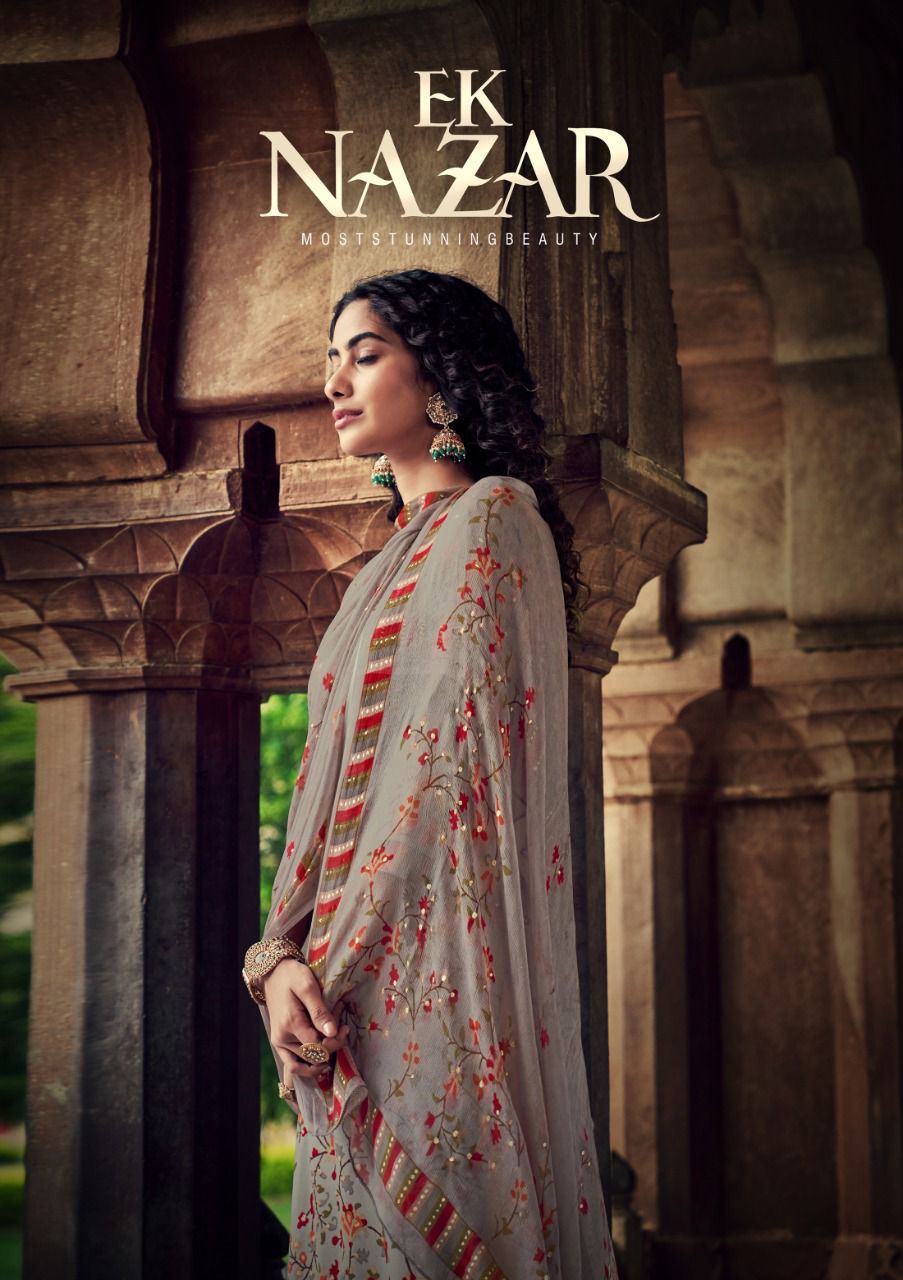 Sargam Ek Nazar Pashmina Suit Best Rate Wholesaler Surat
