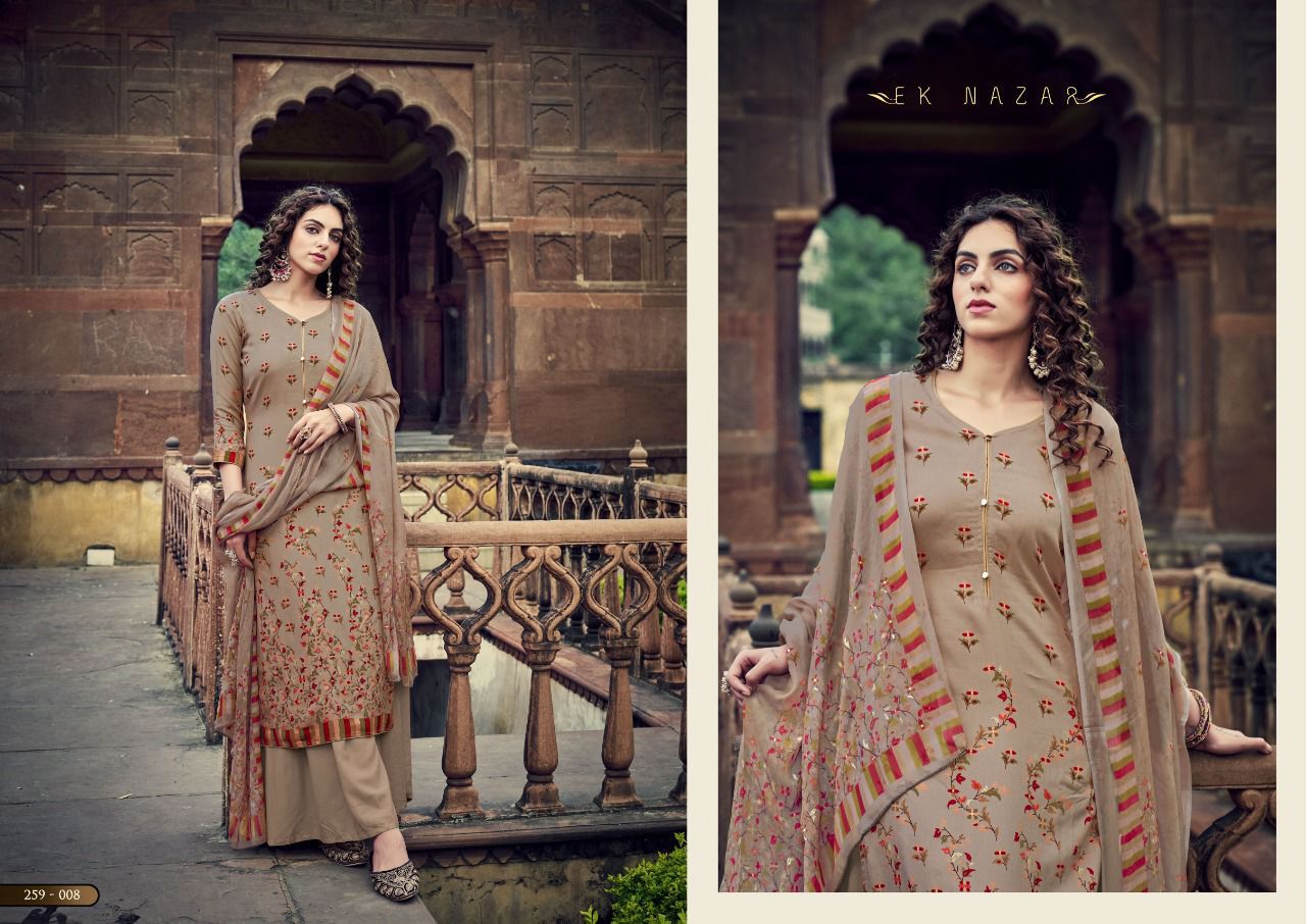 Sargam Ek Nazar Pashmina Suit Best Rate Wholesaler Surat