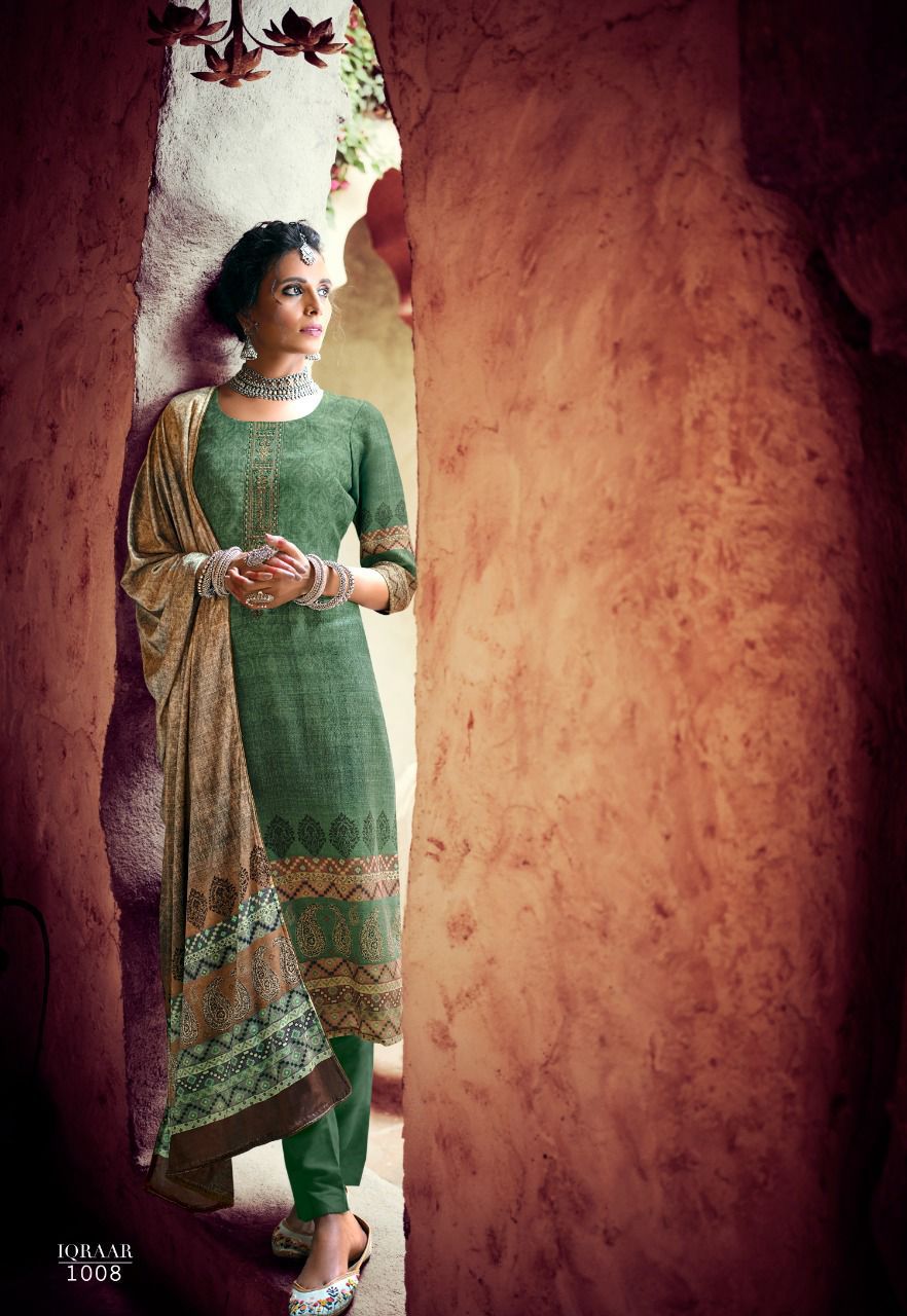 Sargam Iqraar Pashmina Suit Best Rate Wholesaler Surat