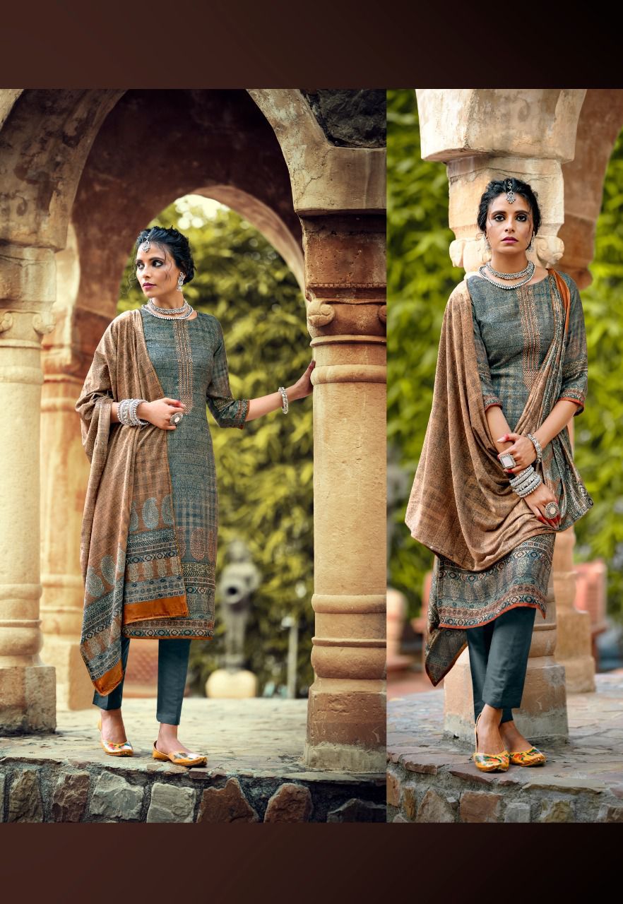 Sargam Iqraar Pashmina Suit Best Rate Wholesaler Surat
