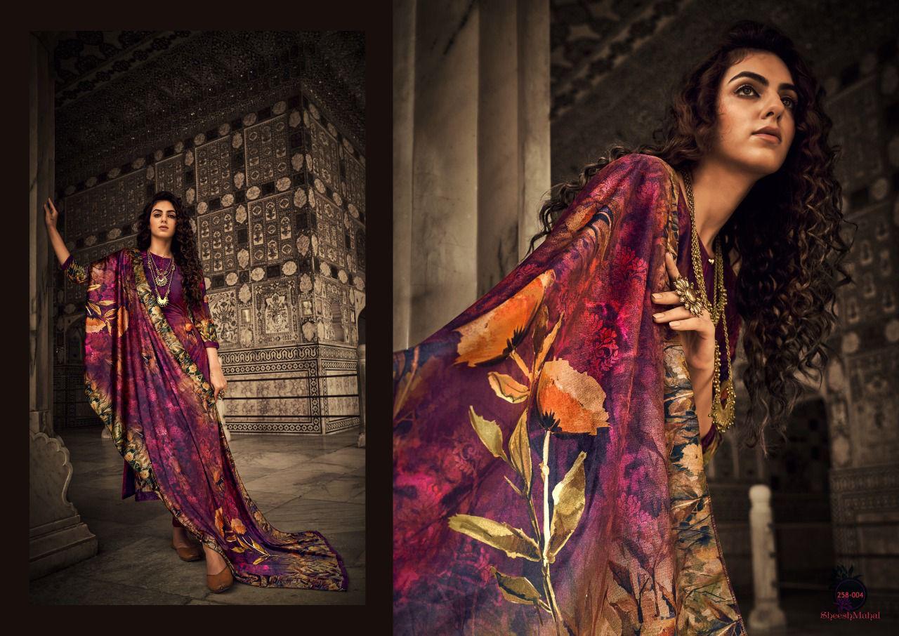 Sargam Sheesh Mahal Velvet Suit Best Rate Wholesaler Surat