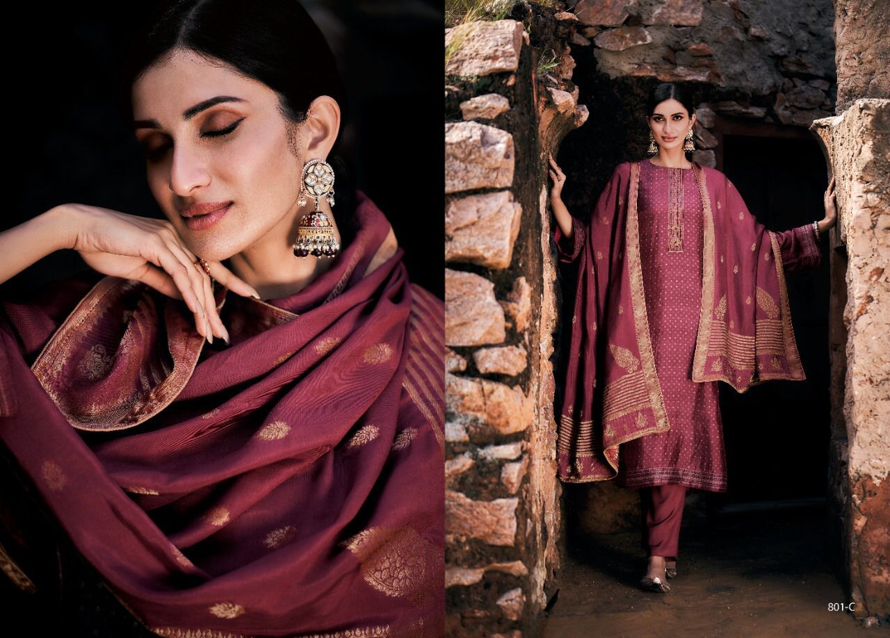 Varsha Adriti Silk Suit Best Rate Wholesaler Surat
