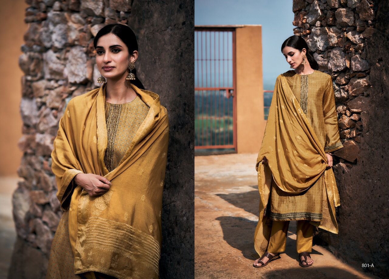 Varsha Adriti Silk Suit Best Rate Wholesaler Surat