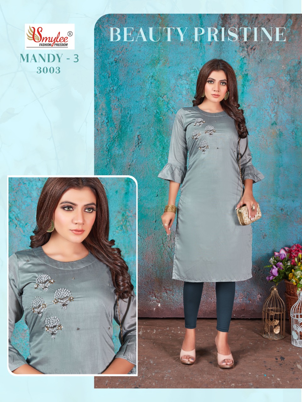 Smylee Fashion Mandy Vol 3 Modal Silk Kurtis Best Rate Wholesaler Surat