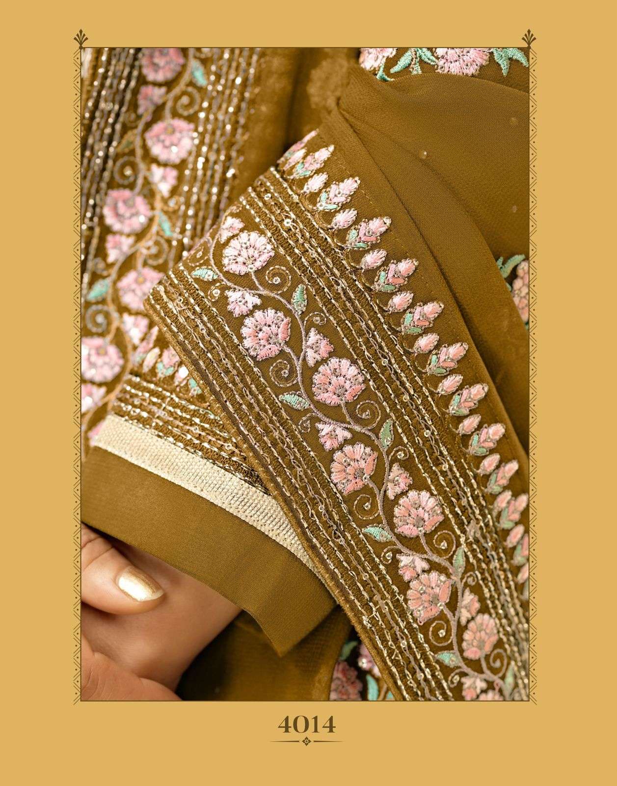 Alizeh Almora Vol 3 Georgette Fancy Salwar Suits Wholesaler Surat