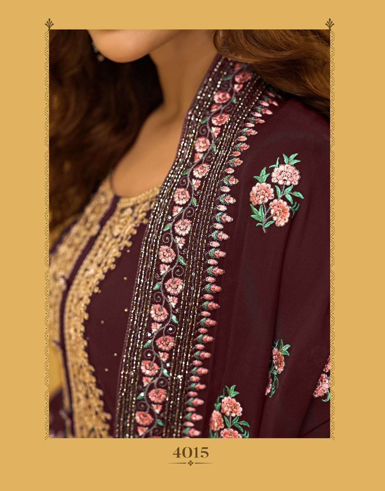 Alizeh Almora Vol 3 Georgette Fancy Salwar Suits Wholesaler Surat